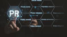 public relations stock image